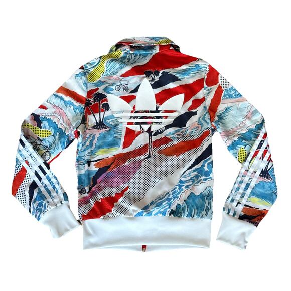 Adidas Track Jacket Womens UK 8 US 4 Firebird Venice Beach Originals‎ Superstar - Picture 2 of 6
